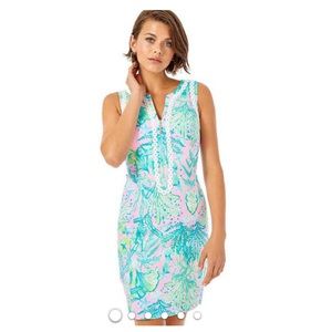 Lilly Pulitzer Delila Stretch Shift Dress 00